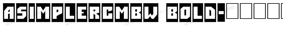 aSimplerCmBW Bold字体转换